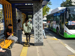 Рейды в&nbsp;Бишкеке. Ежедневно штрафуют более 10&nbsp;пассажиров общественного транспорта 