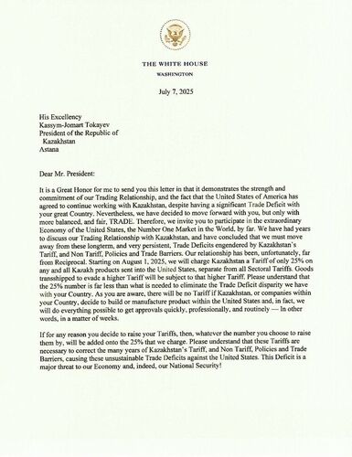 из соцсети Дональда Трампа Truth Social