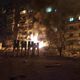 Фото Mash. Обломки попали в девятиэтажный жилой дом