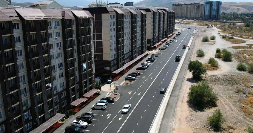 Для движения транспорта в&nbsp;Бишкеке открыли новую дорогу по&nbsp;улице Токтоналиева 