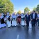 Фото мэрии Оша. Открытие улицы, переименованной в честь Алымбека Датки