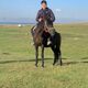 Фото Жумагуль Тентиевой. Скакать на лошади одно удовольствие по безграничному раздолью Сон-Куля