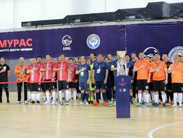 Muras Football Tournament with participation of President starts in Bishkek
